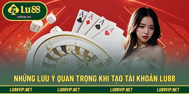 Các điểm cần ghi nhớ khi tạo tài khoản mới